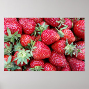 Affiche fraises fraîches 2
