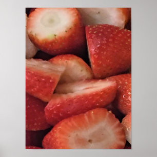 Affiche Fraises Photo