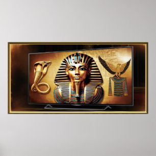 Affiche Frame TV Pharaonique