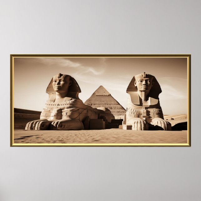 Affiche Frame TV Pharaonique (Devant)