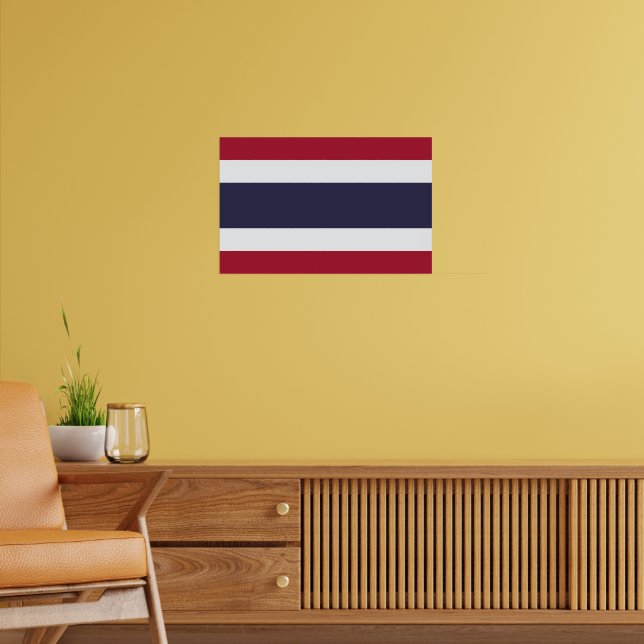 Affiche Framed print with Flag of Thailand (Salon 2)