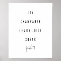 Français 75 Recette Cocktail