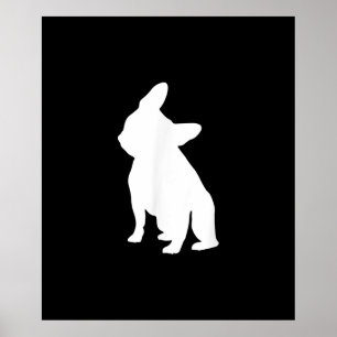 Affiche français bulldog   frenchie cadeau mignon