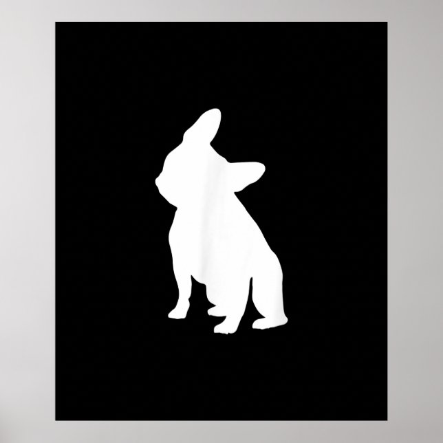 Affiche français bulldog | frenchie cadeau mignon (Devant)