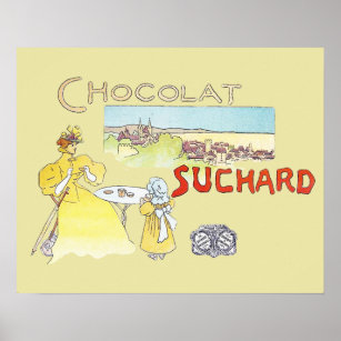 Affiche Français Chocolat Victorian Candy Sucre