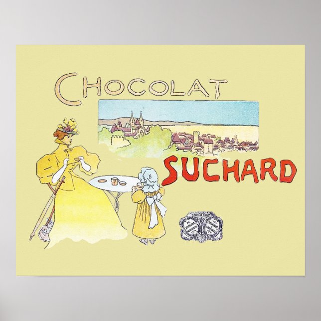 Affiche Français Chocolat Victorian Candy Sucre (Devant)