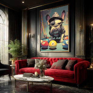 Affiche Français Pool Shark : Trilby Hustler Art