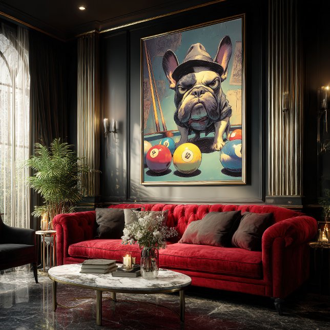 Affiche Français Pool Shark : Trilby Hustler Art (Créateur téléchargé)