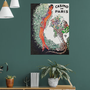 Affiche française vintage Art Déco Casino de Paris