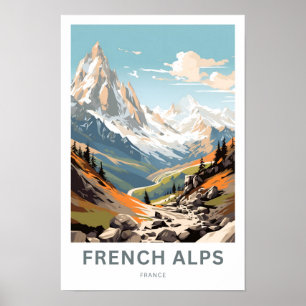 Affiche France Alpes France Imprimer