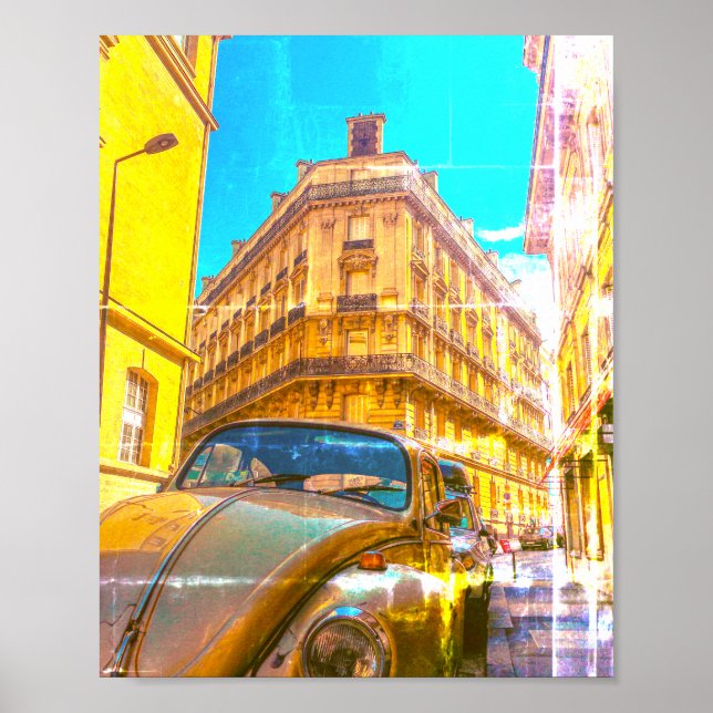Affiche France Architecture Vieux Paris (Devant)