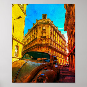 Affiche France Architecture Vieux Paris