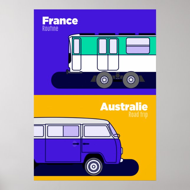 Affiche France - Australie (Devant)