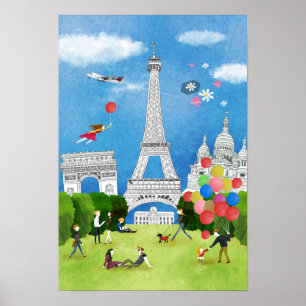 Affiche France colorée