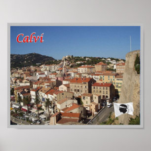 Affiche France - Corse - Calvi -