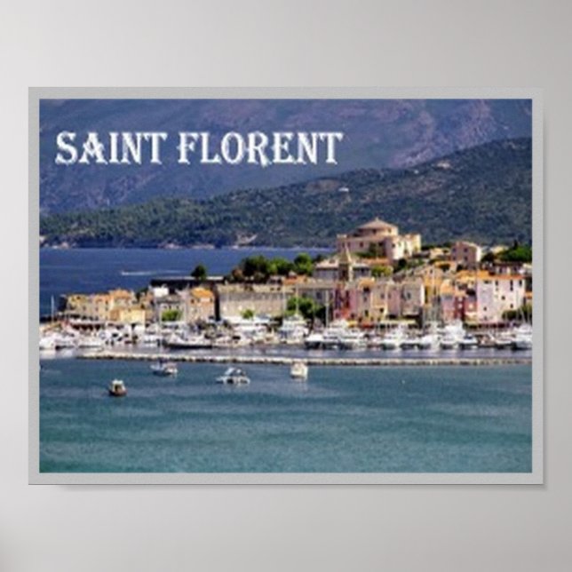 Affiche France - Corsica - Saint Florent - (Devant)