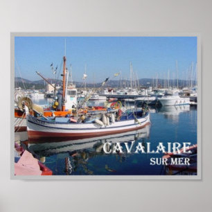 Affiche France - Côte d'Azur - Côte d'Azur