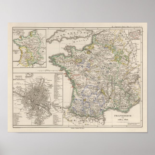 Affiche France de 1461 à 1610 (Devant)