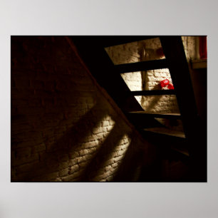 Affiche (FRANCE) Escaliers d'ombres claires