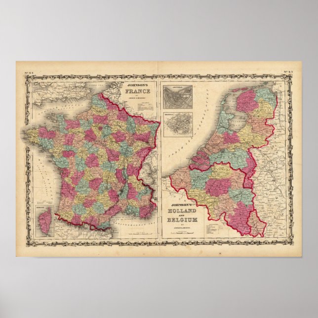 Affiche France Hollande et Belgique (Devant)