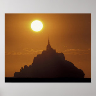 Affiche France, Normandie. Mont Saint-Michel