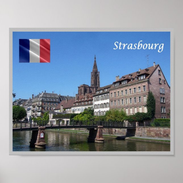 Affiche France - Strasbourg Starsburgo - (Devant)