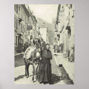 Affiche France vintage, Bareges, Pyrénées