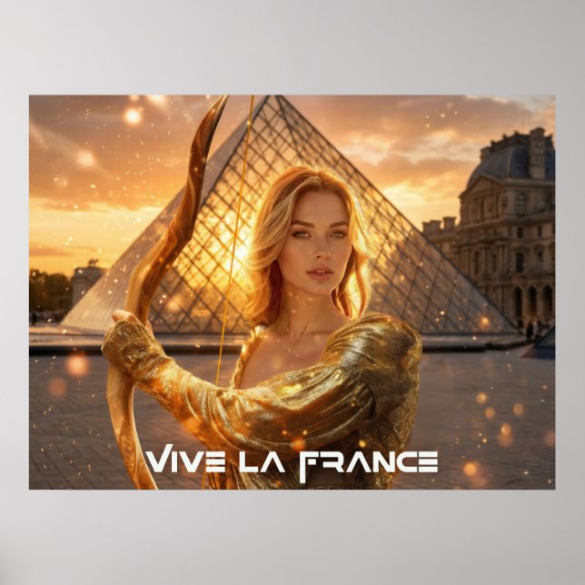 AFFICHE FRANCE - VIVE LA FRANCE (Devant)