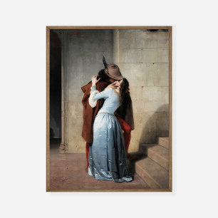 Affiche Francesco Hayez Kiss Il Bacio Exposition Art