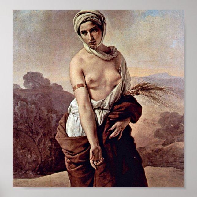 Affiche Francesco Hayez - Ruth (Devant)