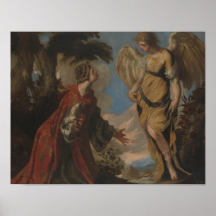 Affiche Francesco Maffei - Hagar et l'Ange