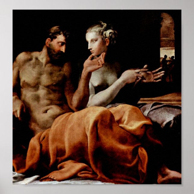 Affiche Francesco Primaticcio - Odysseus et Penelope (Devant)