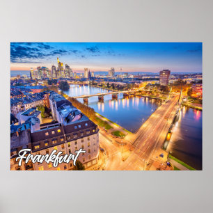 Affiche Francfort, Allemagne
