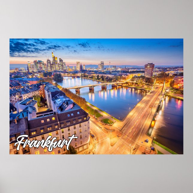 Affiche Francfort, Allemagne (Devant)