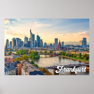 Affiche Francfort, Allemagne