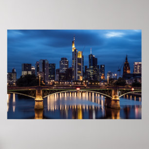 Affiche Francfort-sur-le-Main Allemagne