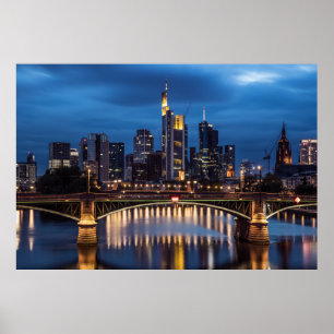 Affiche Francfort-sur-le-Main Allemagne