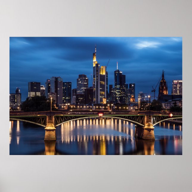 Affiche Francfort-sur-le-Main Allemagne (Devant)