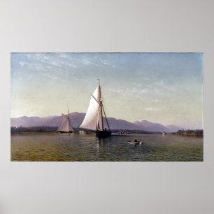 Affiche Francis Augustus Silva le Hudson chez Tappan Zee