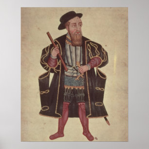 Affiche Francisco de Almeida, illustration