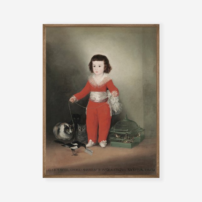 Affiche Francisco de Goya Red Boy Manuel Osorio de Zuniga (Créateur téléchargé)