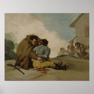 Affiche Francisco Goya - Friar Pedro Binds El Maragato