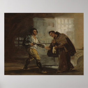Affiche Francisco Goya - Friar Pedro Offers Shoes