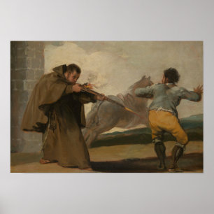 Affiche Francisco Goya - Friar Pedro Shoots El Maragato