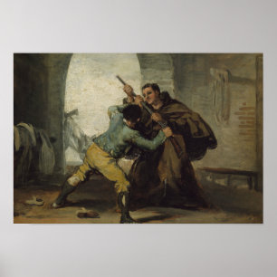 Affiche Francisco Goya - Le Friar Pedro lève le pistolet