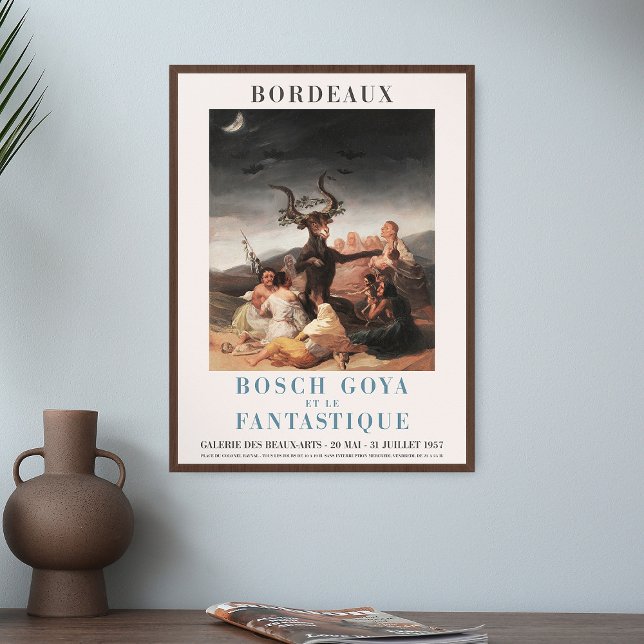 Affiche Francisco Goya sorcières Sabbath Enchantmen foncé (Créateur téléchargé)