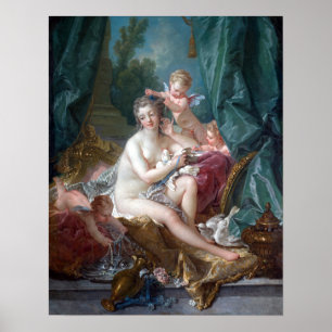 Affiche François Boucher la toilette de Vénus