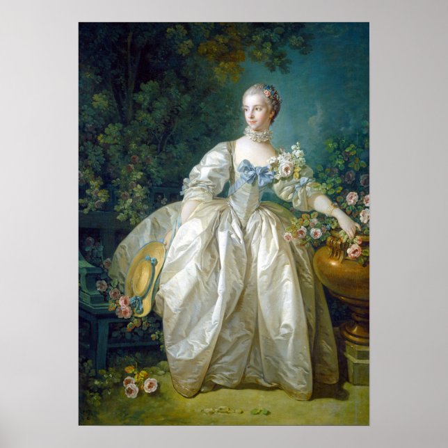 Affiche François Boucher Madame Bergeret (Devant)