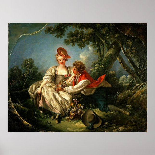 Affiche François Boucher The Four Seasons (Devant)