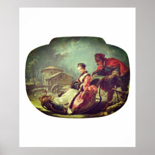 Affiche François Boucher The Four Seasons : hiver L'hiver
